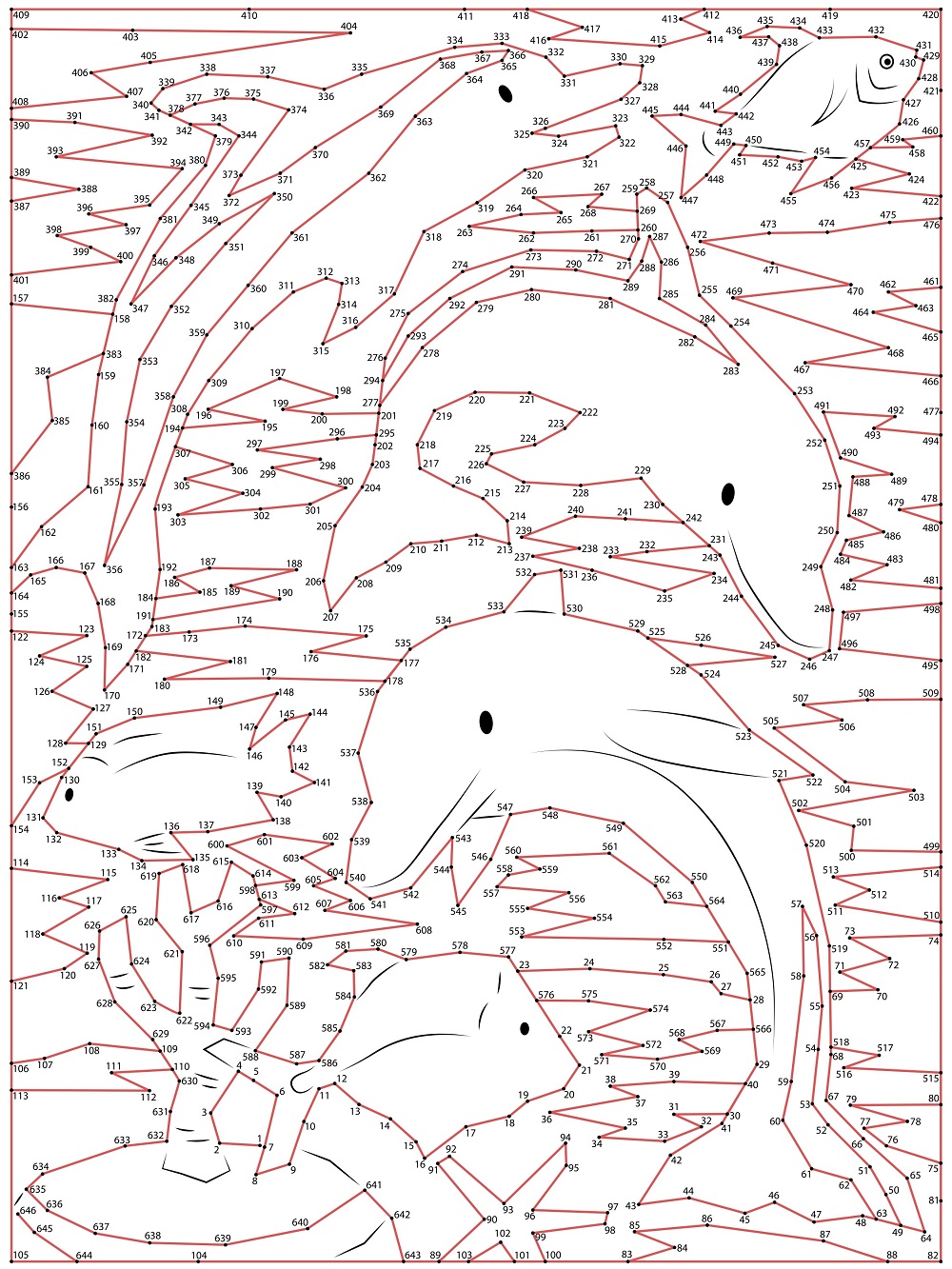 Соедини точки